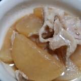 こってり味が美味しい♪大根と豚肉の煮物